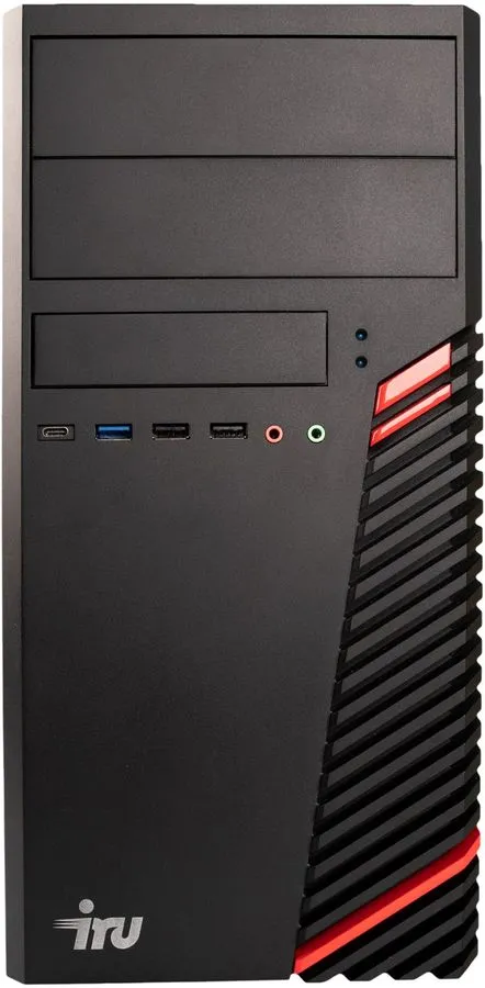 

Системный блок IRU Game 520B5SM, AMD Ryzen 5 5600X 3.7GHz, 16Gb RAM, 500Gb SSD, AMD Radeon RX 6500XT 4Gb, DOS, черный (1681194), 520B5SM