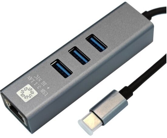 

Сетевая карта 5bites, 1xRJ-45, 1 Гбит/с, USB 3.0 Type‑C, Retail (UA3C-45-12BK)