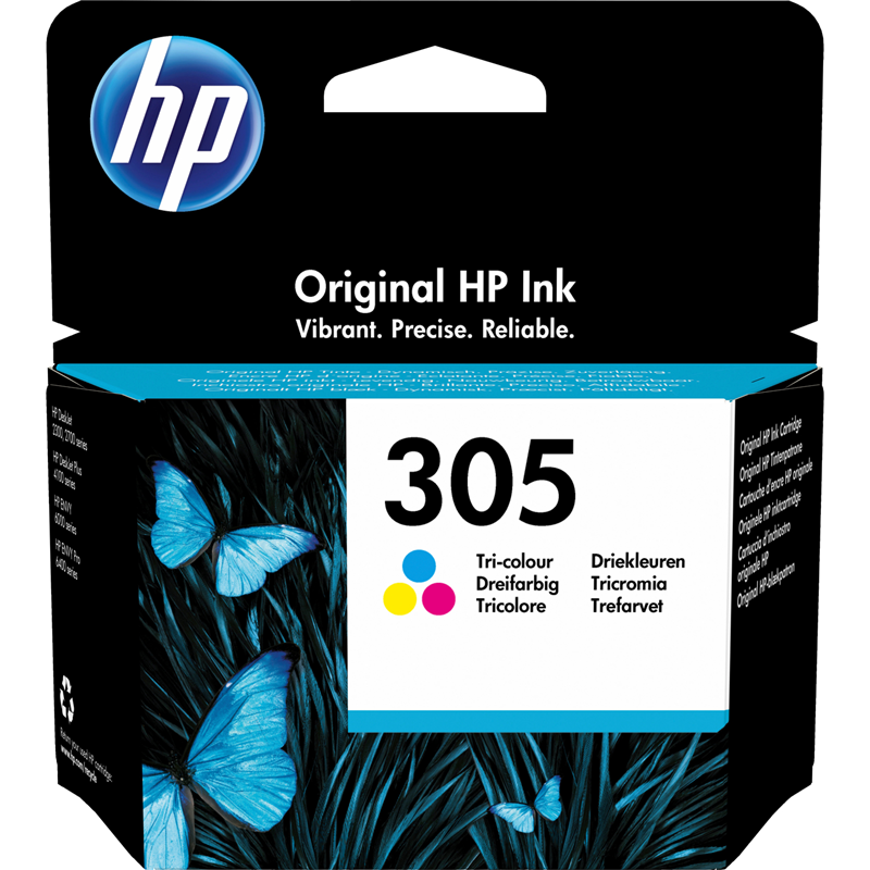 Картридж HP 305 (3YM60AE), голубой/пурпурный/желтый, 2 мл
