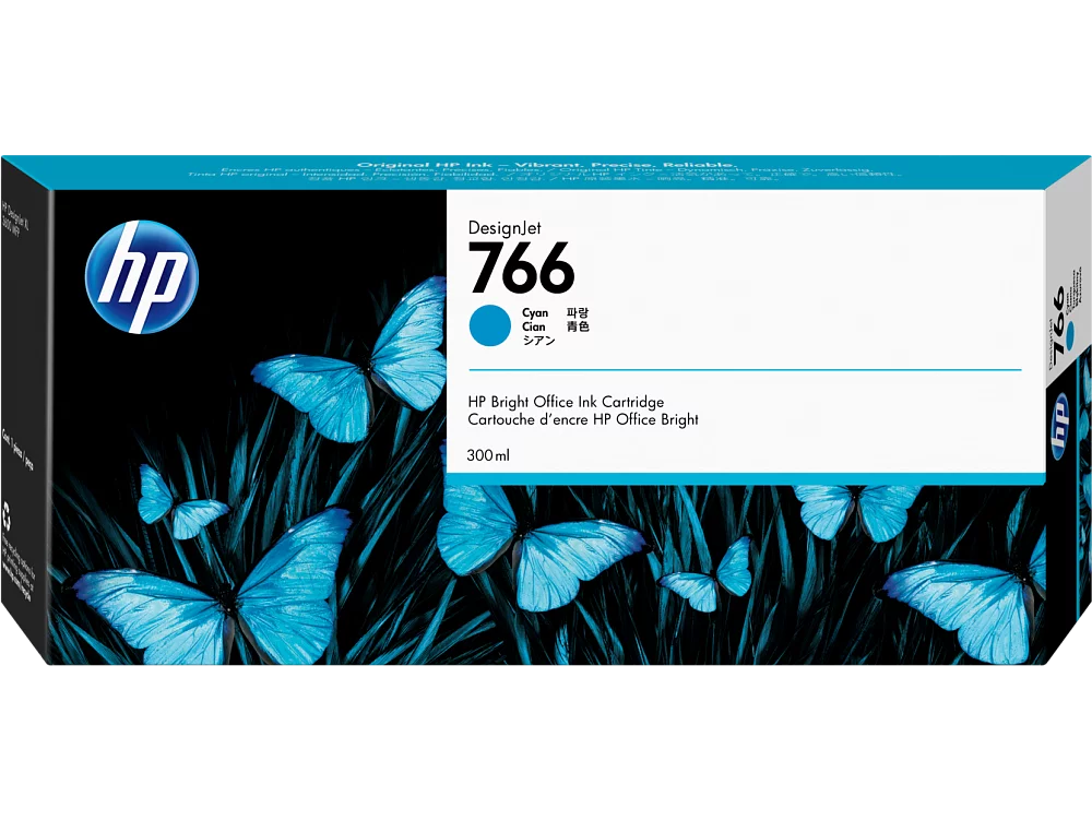 

Картридж струйный HP 766 (P2V89A), голубой, оригинальный, объем 300 мл для HP DesignJet XL 3600 MFP, 766