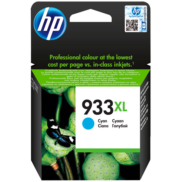 

Картридж струйный HP 933XL (CN054AE BGX), голубой, оригинальный, ресурс 825 страниц для HP HP Officejet 6100 / 6600 / 6700 / 7100 WF / 7610 WF, 933XL