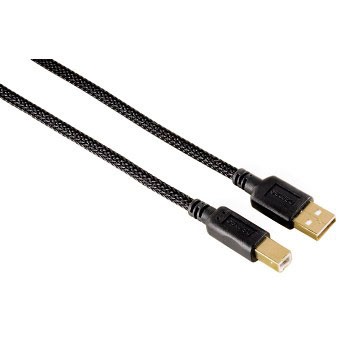 

Кабель USB2.0(Am)-USB2.0(Bm), Hama, 1.5m, черный (00020180)