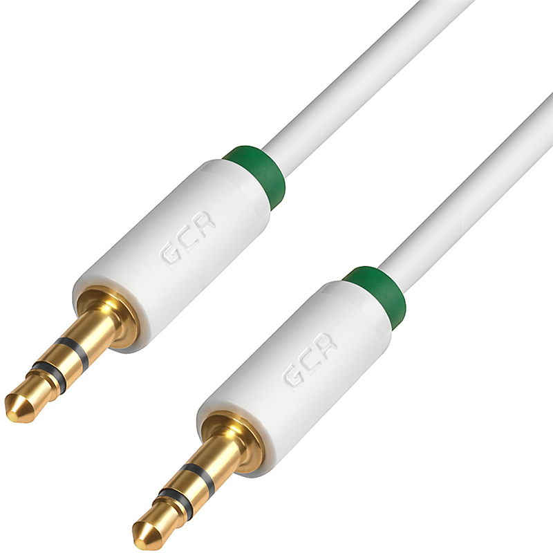 

Кабель соединительный Greenconnect Jack 3.5-Jack 3.5, 1м, белый/зеленый (GCR-AVC1662-1.0m)