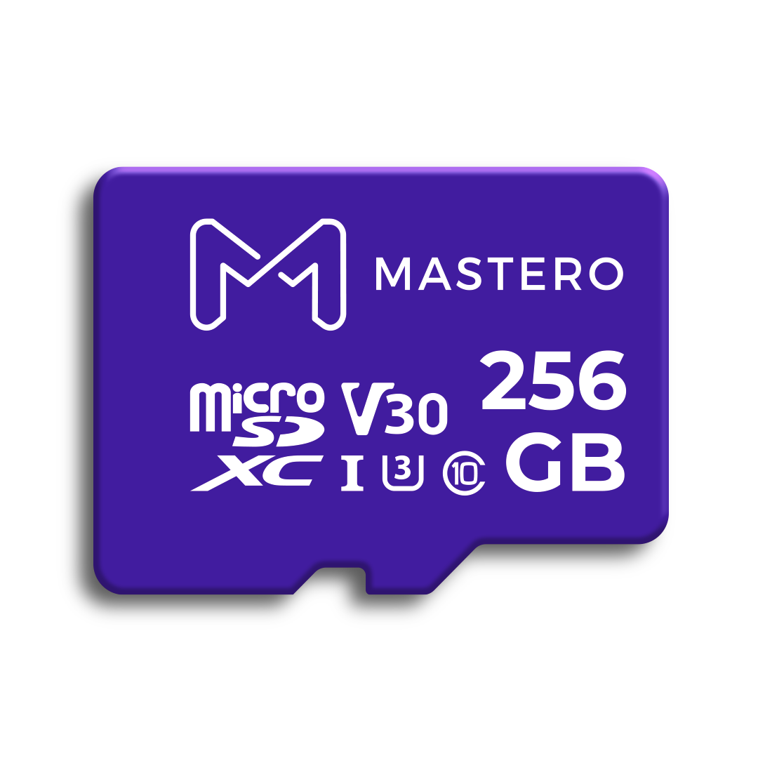 Карта памяти 256Gb microSDXC Mastero Class 10 UHS-I U3 V30 A1 + адаптер (MB-256-MSD)