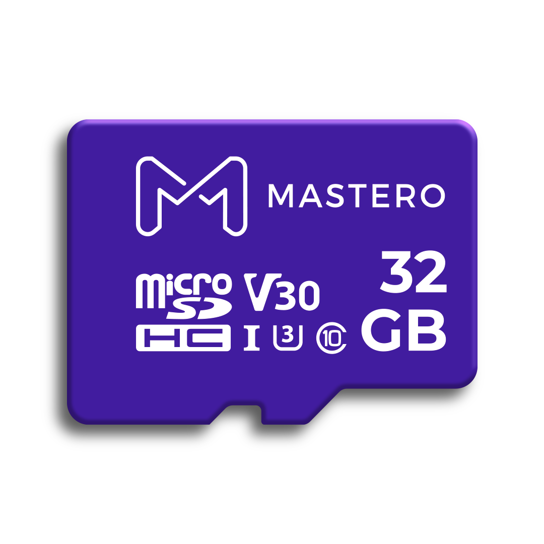 Карта памяти 32Gb microSDHC Mastero Class 10 UHS-I U3 V30 A1 + адаптер (MB-32-MSD)