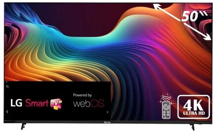 

Телевизор 50" Horion 50GFUG-FDVB, 3840x2160, HDMIx3, USBx2, WiFi, Smart TV, серый (50GFUG-FDVB), 50GFUG-FDVB