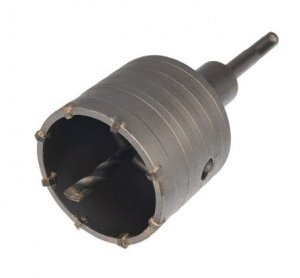 

Коронка по бетону KRANZ ⌀ 6.5 см, хвостовик: SDS-plus/M22, бетон, камень, кирпич (KR-91-0413), KR-91-0413