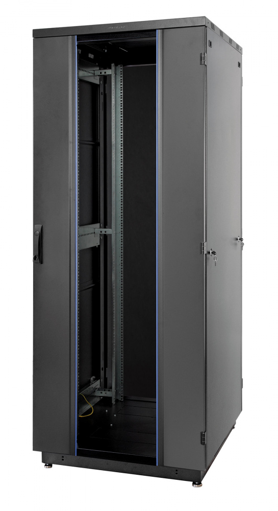 

Шкаф телекоммуникационный напольный 33U 800x800 мм, стекло/металл, черный, Eurolan Racknet S3000 (60F-33-88-31BL), S3000