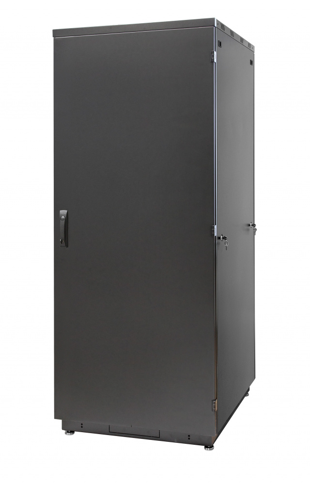 

Шкаф телекоммуникационный напольный 47U 800x800 мм, металл, черный, Eurolan Racknet S3000 (60F-47-88-30BL), S3000