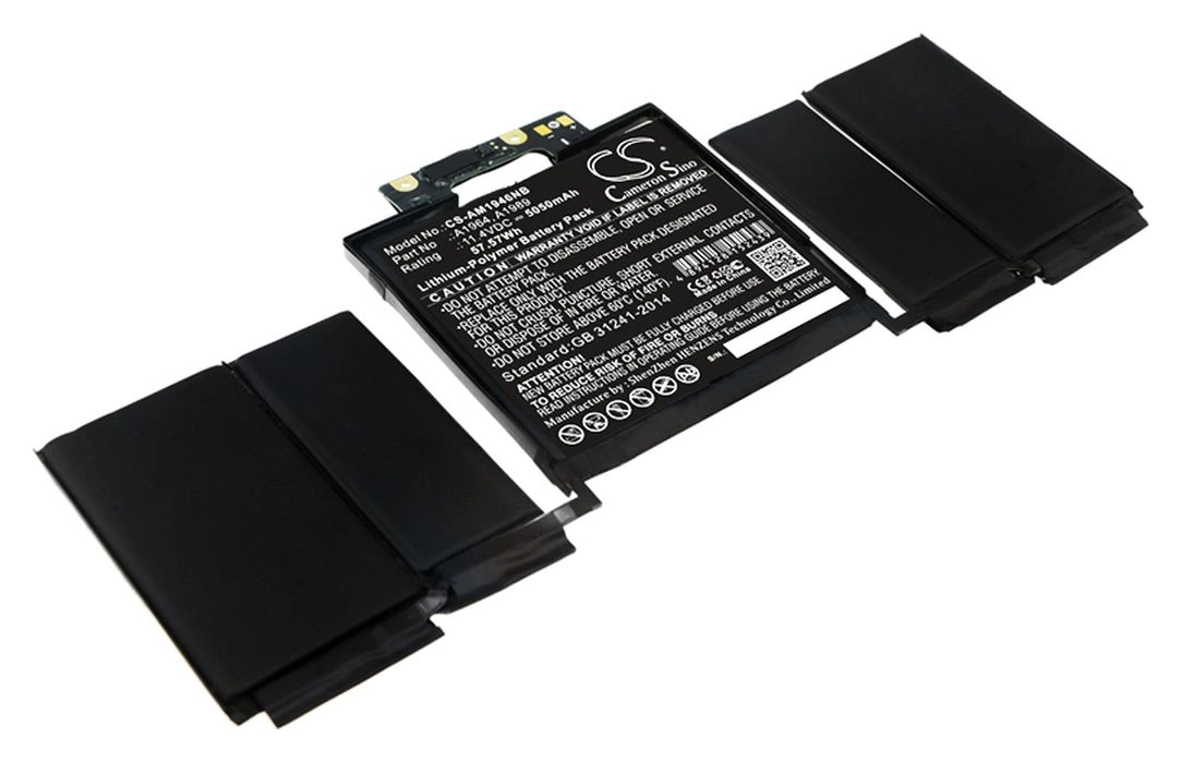 Аккумуляторная батарея CameronSino CS-AM1946NB для Apple, 11.4V, 5.05 А·ч, 57.6Wh, черный