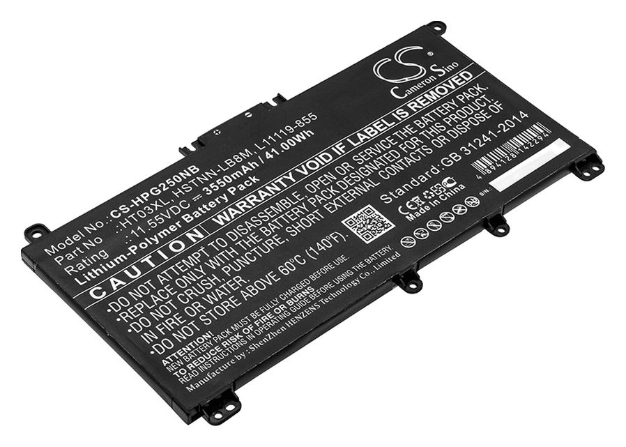 

Аккумуляторная батарея CameronSino CS-HPS104NB для HP, 15.4V, 4.35 А·ч, 41Wh, черный, CS-HPS104NB