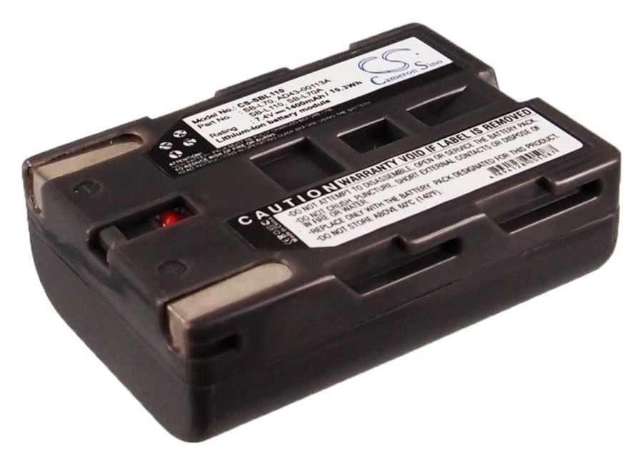 

Аккумулятор CameronSino CS-SBL110/SB-L110, SB-L220, SB-L70, SB-L70A, SB-L70R, SB-LS110, SB-LS220, SB-LS70, SB-LS70AB, 1.4 А·ч, 7.4V для Samsung SC-L/W/VM-A/B/C/VP-L/M Series, CS-SBL110