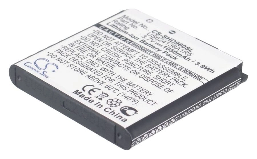 

Аккумулятор CameronSino CS-SHD960SL/ KB-05, US624136A1R5, 1.05 А·ч, 3.7V для Action DMax Extreme, Spare HD96, CS-SHD960SL