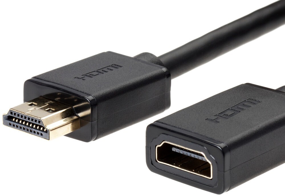 

Кабель-удлинитель HDMI(19M)-HDMI(19F) v2.0 4K, экранированный, 3 м, черный Telecom (TCG235MF-3M)