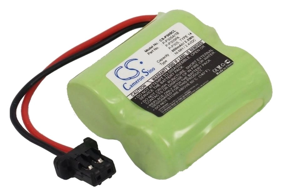 

Аккумулятор CameronSino P-P305, P-P305A, P-P305A/1B, P-P305PA для Panasonic, 2.4V, 600 мА·ч (CS-P305CL)