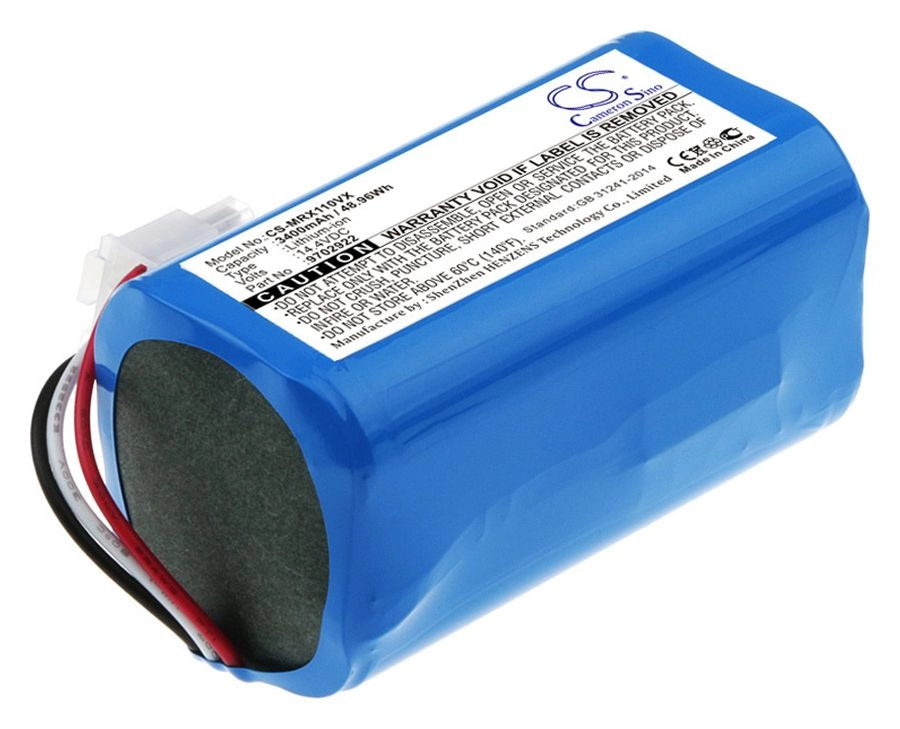 

Аккумулятор CameronSino CS-MRX110VX, 3400Ah, 14.4V для Miele Scout RX1, RX1-SJQL0, синий, CS-MRX110VX
