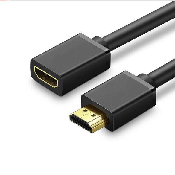 

Кабель-удлинитель HDMI(19M)-HDMI(19F) v2.0 4K, экранированный, 2 м, черный Telecom (TCG235MF-2M)