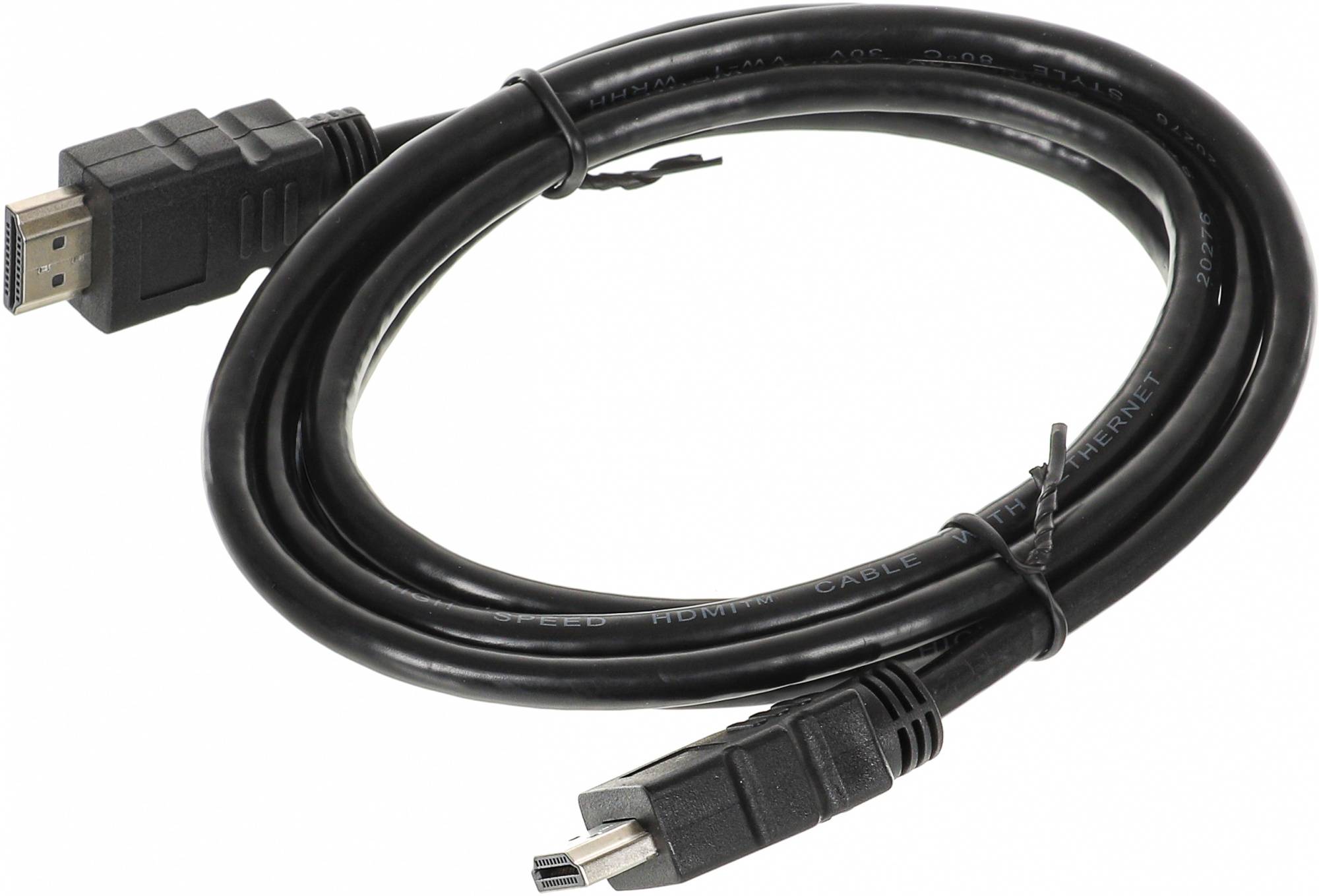 

Кабель соединительный аудио-видео HDMI(19M)-HDMI(19M) v2.0 4K, 1.5 м, черный PREMIER (5-802 1.5)