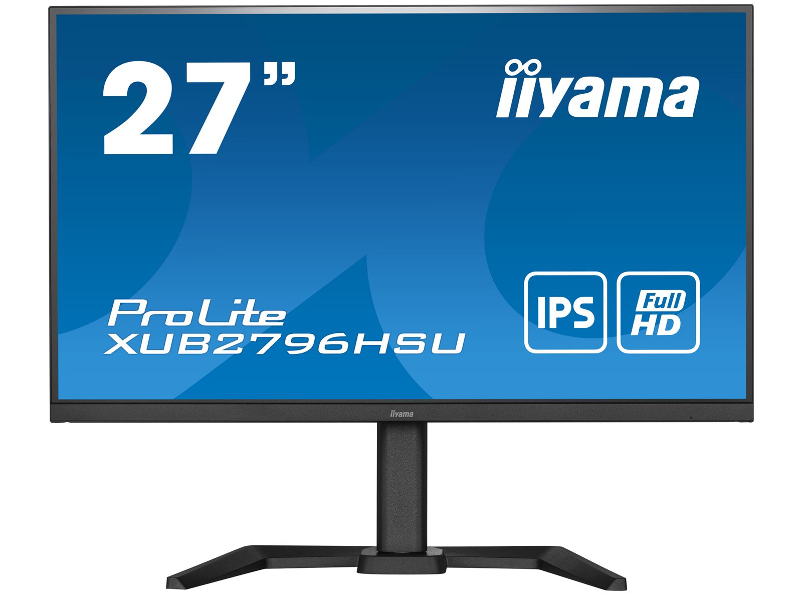 

Монитор 27" Iiyama ProLite XUB2796HSU-B5 IPS, 1920x1080 (16:9), 250кд/м2, 1 мс, 178°/178°, HDMI, DisplayPort, USB-Hub, черный (XUB2796HSU-B5), XUB2796HSU-B5