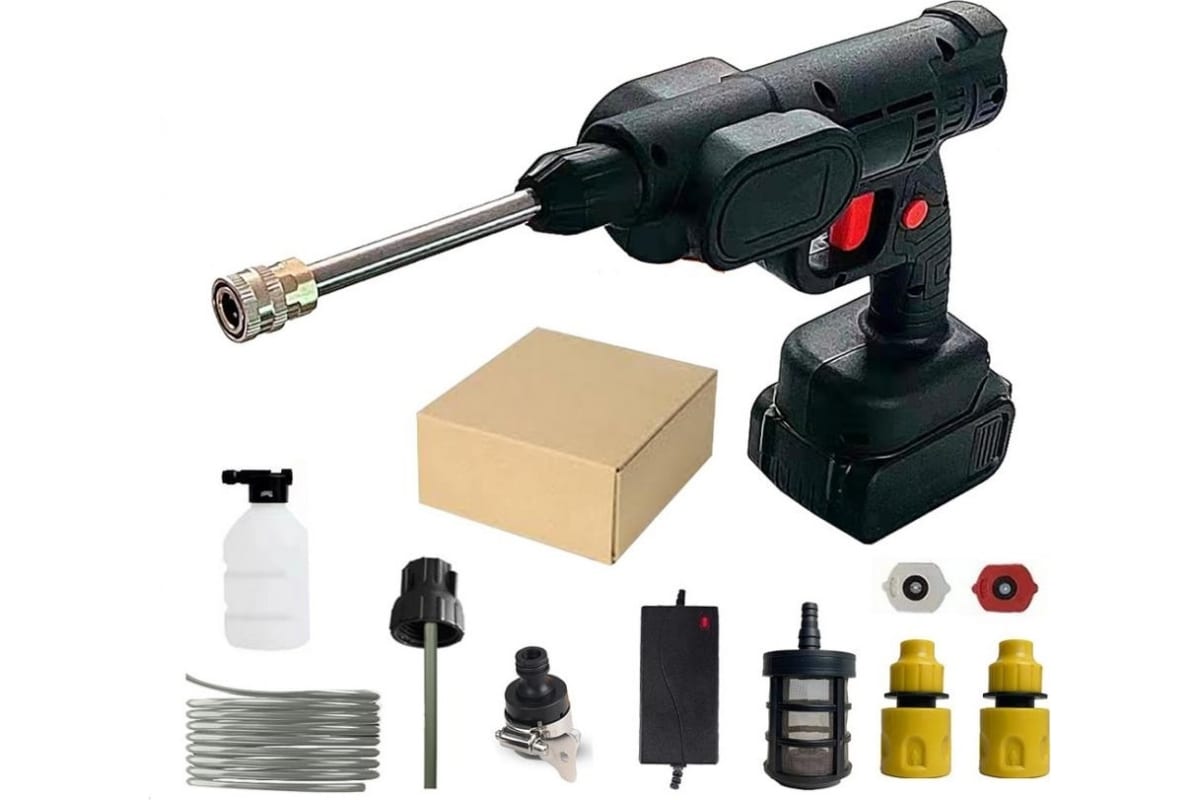 

Минимойка Zitrek ZKCW20, аккумуляторная, 29.6 атм, 15 л/ч, шланг 5 м, корпус насоса пластик, забор воды из емкости, 2 кг (082-2015), ZKCW20