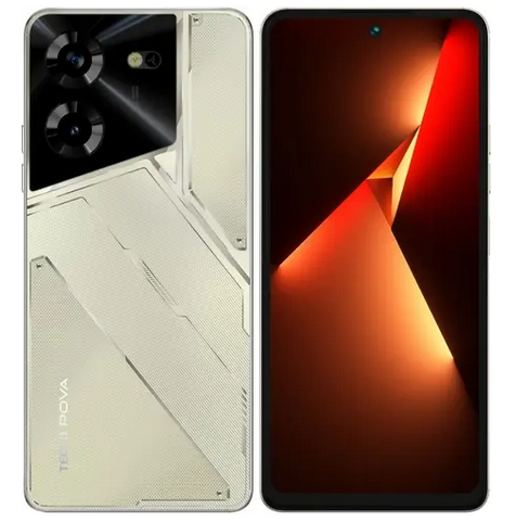 

Смартфон Tecno POVA 5, 6.8" 1080x2460 IPS, MediaTek Helio G99, 8Gb RAM, 128Gb, 3G/4G, NFC, Wi-Fi, BT, 2xCam, 2-Sim, 6000 мА⋅ч, USB Type-C, Android 13, золотистый (LH7n 128+8 Amber Gold), POVA 5