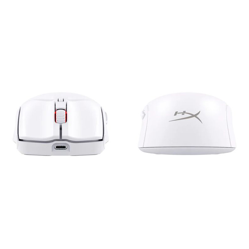 Мышь HP HyperX Pulsefire Haste 2 Wireless, Bluetooth/Радиоканал/USB, белый