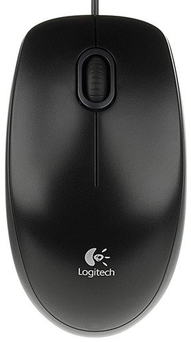 Мышь Logitech B100, USB, черный