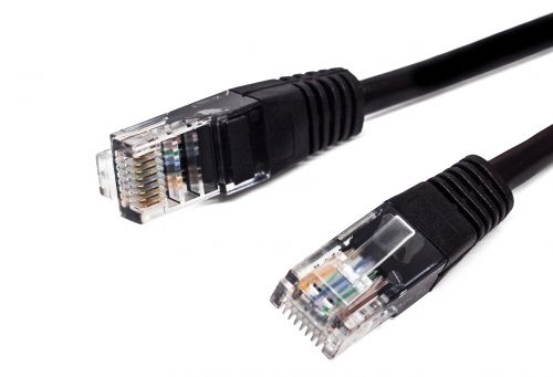 

Патч-корд UTP кат.5e, 3 м, RJ45-RJ45, черный, CCA, Filum (FL-U5-3M-BK)