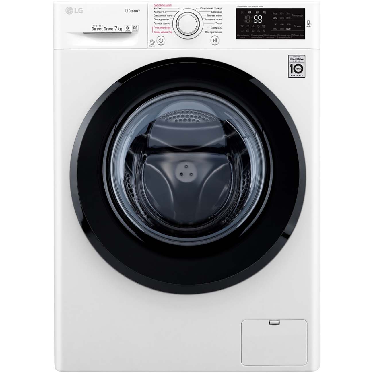 

Стиральная машина LG F2M5HS6W, 7 кг, 1200 об/мин, белый (F2M5HS6W), F2M5HS6W