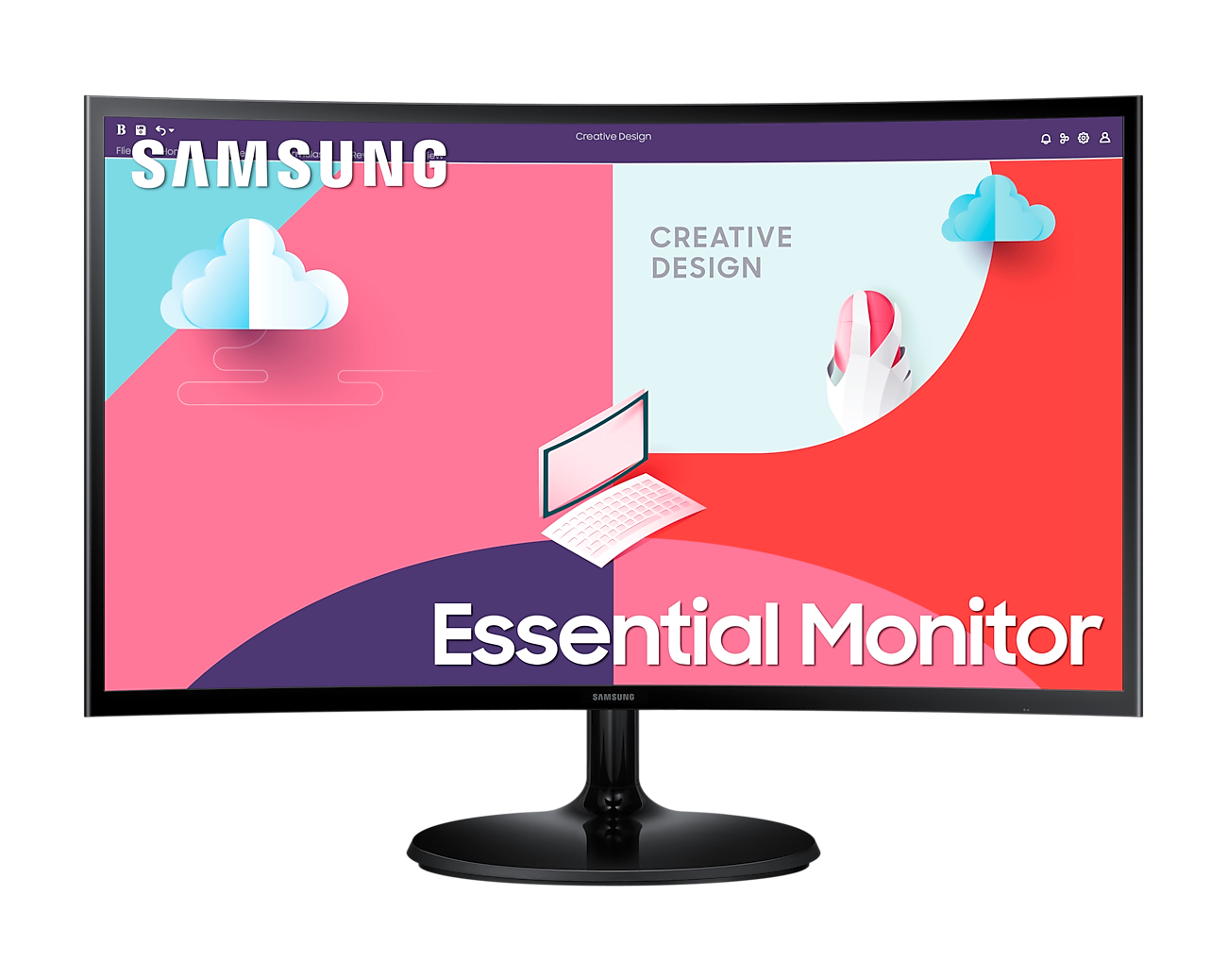 

Монитор 27" Samsung Essential S27C360EAI VA, изогнутый, 1920x1080 (16:9), 400кд/м2, 1 мс, 178°/178°, VGA, HDMI, черный (LS27C360EAIXCI), S27C360EAI
