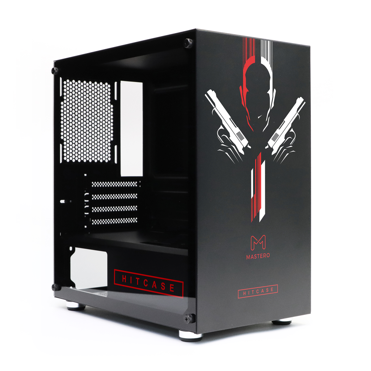 

Корпус Mastero HitCase, mATX, Mini-Tower, USB 3.0, черный, без БП (MST-GCM-01-HC), HitCase