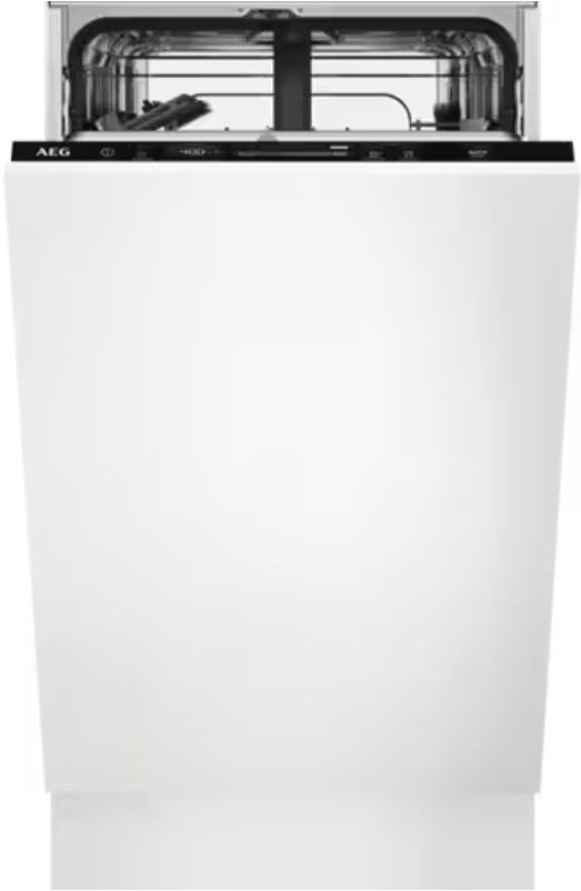 Посудомоечная машина встраиваемая узкая AEG FSE62417P, белый (FSE62417P)
