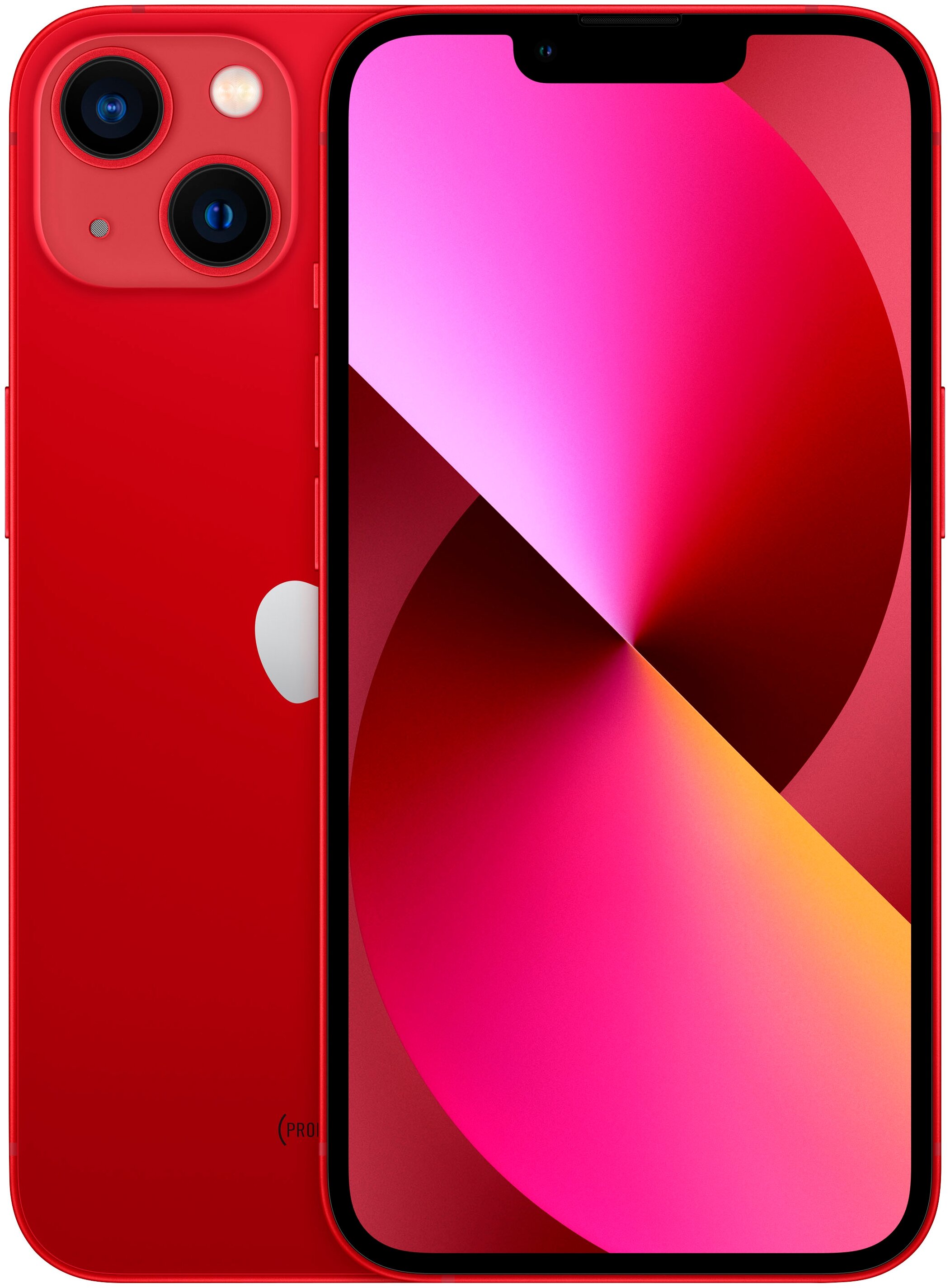 

Смартфон Apple iPhone 13 A2634, 6.1" 2532x1170 OLED, Apple A15 Bionic, 4Gb RAM, 128Gb, 3G/4G/5G, NFC, Wi-Fi, BT, 2xCam, 2-Sim (nano SIM+eSIM), 3240 мА⋅ч, Lightning, iOS 15, красный (MLDX3CH/A), iPhone 13 A2634