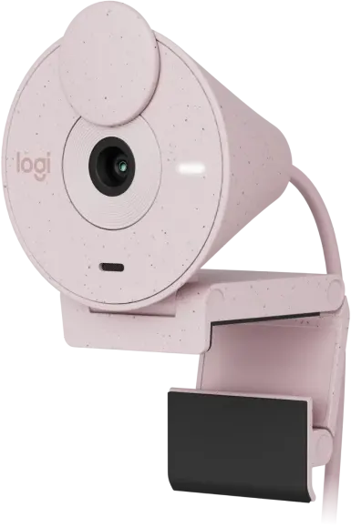 

Вебкамера Logitech Brio 300, 2 MP, 1920x1080, встроенный микрофон, USB Type-C, розовый (960-001448), Brio 300