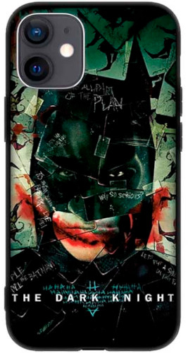 

Чехол-накладка Deppa Batman04 для смартфона Apple iPhone 12 mini, пластик, черный (124264)