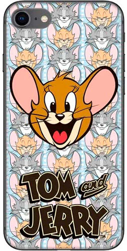 

Чехол-накладка Deppa Tom & Jerry для смартфона Apple iPhone 7/8/SE, пластик, прозрачный 08 (124559)