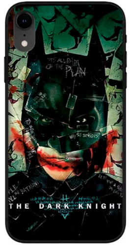 

Чехол-накладка Deppa Batman для смартфона Apple iPhone XR, пластик, черный 04 (124260)