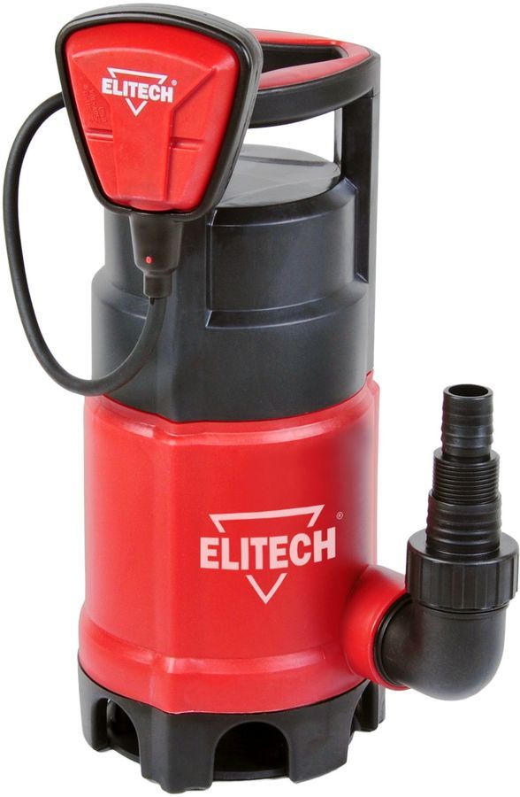 

Электрический водяной насос Elitech НПФ 1100, 1.1 кВт, погружной, дренажный, производительность 15 м³/час, глубина погружения 7 м, 6 кг (E0802.004.00), НПФ 1100