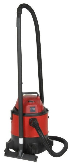 Строительный пылесос Einhell TC-VC 1825, сетевой, 1.25 кВт, влажная, сухая уборка, объем пылесборника 25 л, контейнер, мешок, диаметр шланга 3.6 см, длина шланга 2.5 м, 4.3 кг (2342430)