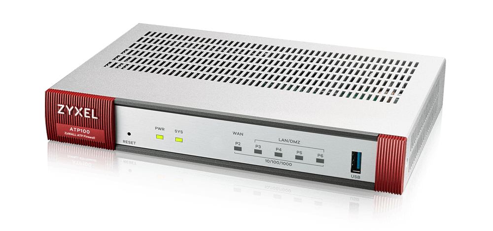 

Межсетевой экран ZYXEL ZyWALL ATP100, LAN: 3x1 Гбит/с, WAN 2x1 Гбит/с (ATP100-RU0112F), ATP100