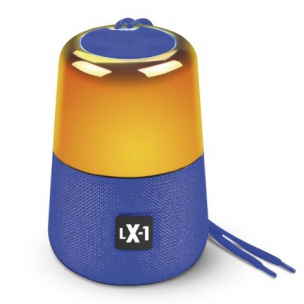 

Портативная акустика Velton Park LX-1, 5 Вт, FM, AUX, USB, microSD, Bluetooth, подсветка, синий (LX-1 blue), LX-1