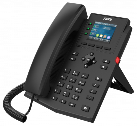 

VoIP-телефон Fanvil X303W, 4 линии, 4 SIP-аккаунта, цветной дисплей, Wi-Fi, PoE, черный (X303W), X303W