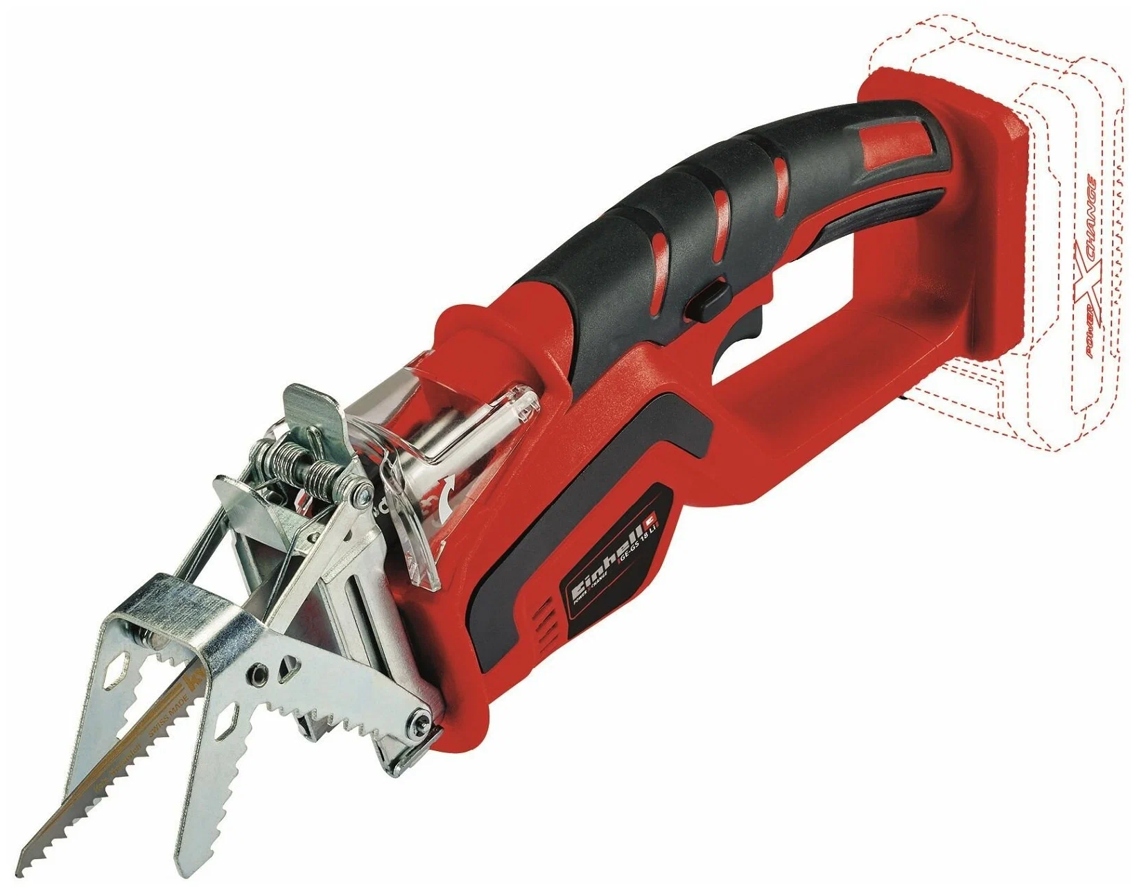 

Сабельная пила EINHELL PXC GE-GS 18 Li-Solo, аккумуляторная, Li-Ion, 18 В, поставляется без аккумуляторов и зарядного устройства (3408220), PXC GE-GS 18 Li-Solo