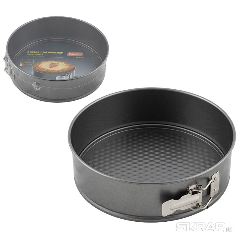 

Форма для выпечки Mallony KR-4003, черный (007729), KR-4003