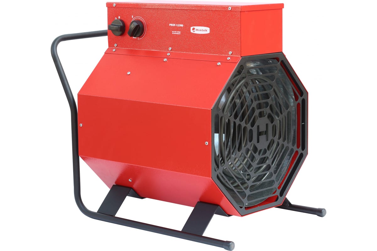 

Тепловая пушка электрическая 12 кВт, 1700 м³/час, 380/400 В, IP20, Hintek PROF-12380 (04.000096), Красный, PROF-12380