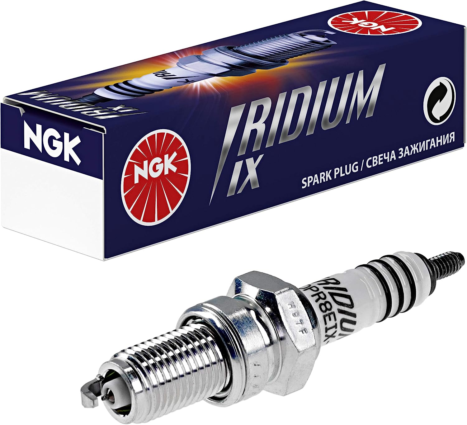 Свеча зажигания NGK Iridium IX 3797, иридиевая, 1 шт, 1206782 купить по  цене 1575 руб в Барнауле в интернет-магазине e2e4