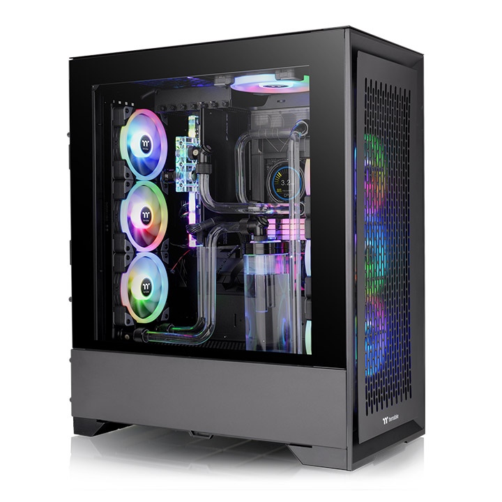 

Корпус Thermaltake CTE T500 Air, ATX, Midi-Tower, 2xUSB 3.0, USB Type-C, RGB подсветка, черный, без БП (CA-1X8-00F1WN-00), CTE T500 Air