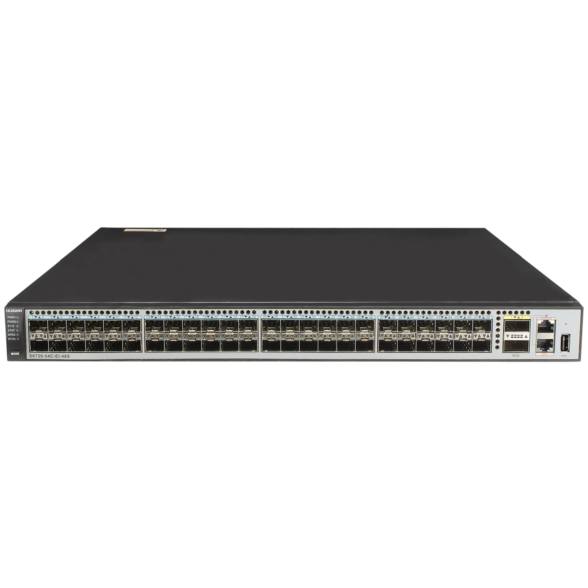 Коммутатор Huawei S6720-54C-EI-48S-AC, SFP+ 48x10, SFP/uplink: QSFP+x2