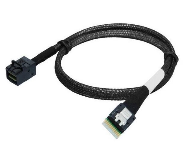 

Кабель SuperMicro, SFF-8654 (SlimLine SAS x4) - SFF-8643 (mini SAS HD), 95 см (CBL-SAST-1295-100)