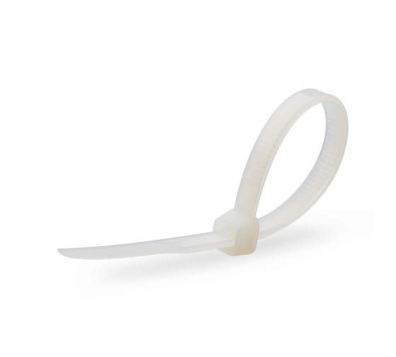 

Хомут FORTISFLEX КСС, 3 мм x 80 мм, 100 шт., белый (50272), КСС